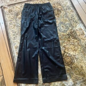 MANTANA Italy Vintage Leather pants, lined